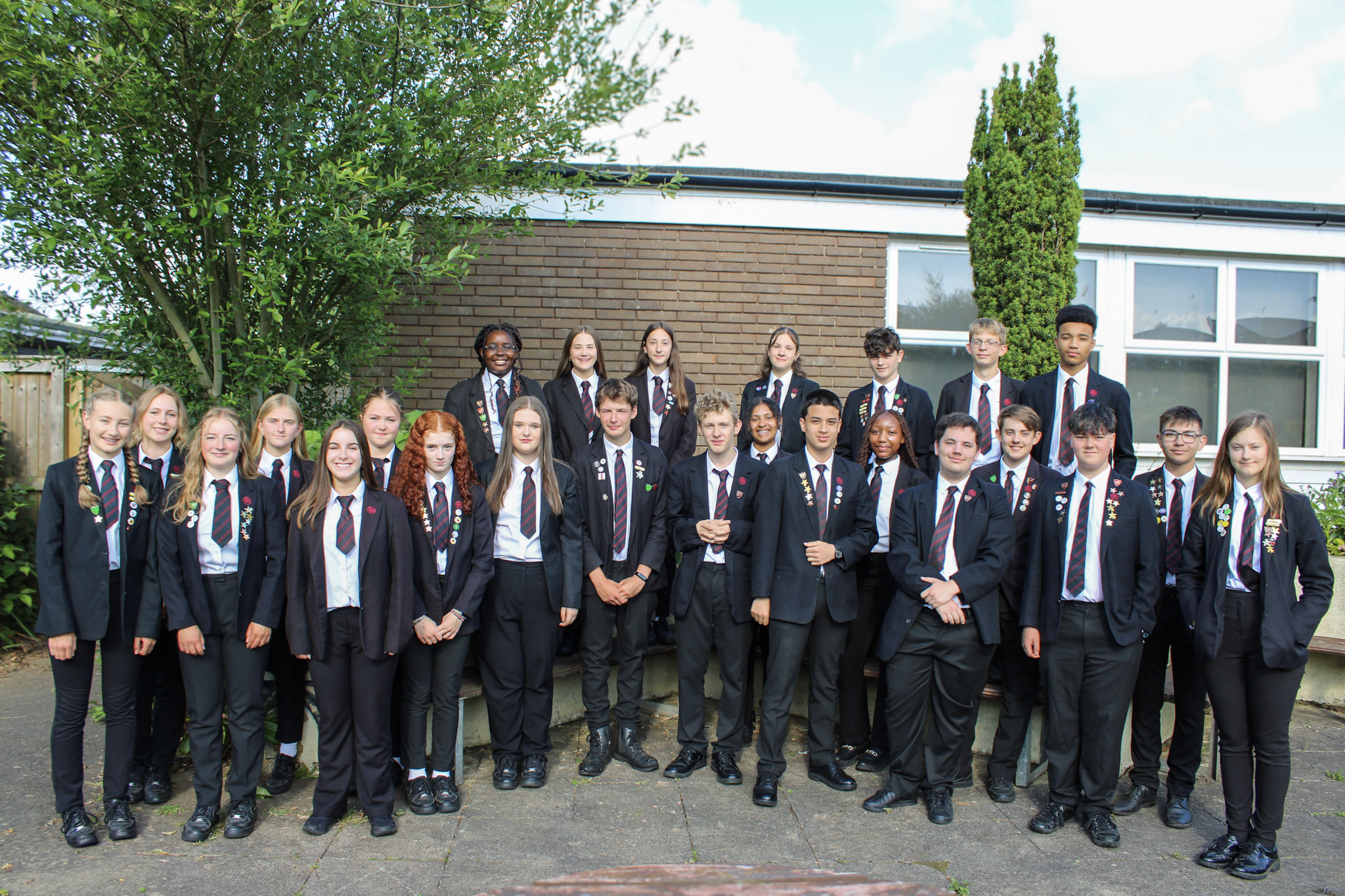 Tiverton High School Ambassador Team for 2025-26